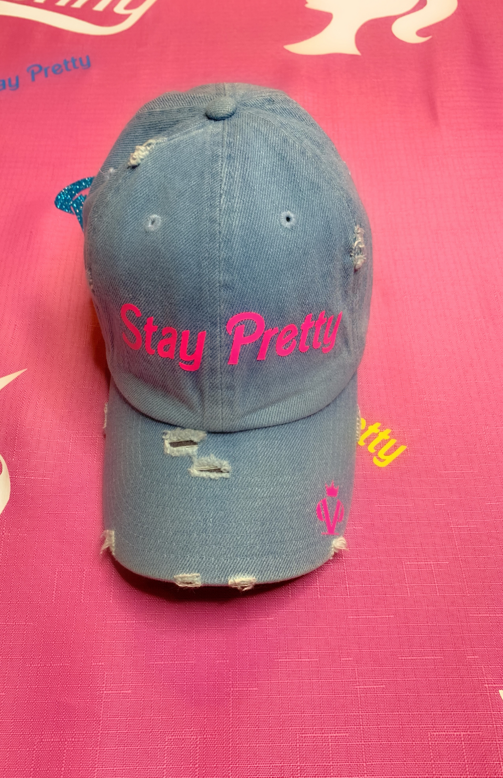 Stay Pretty Pink Jean