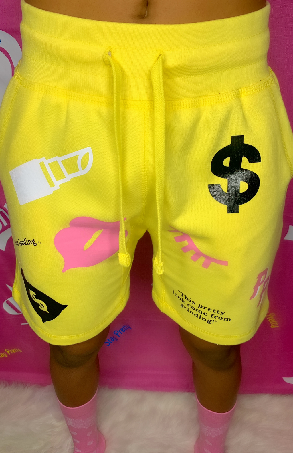 Money Shorts Yellow