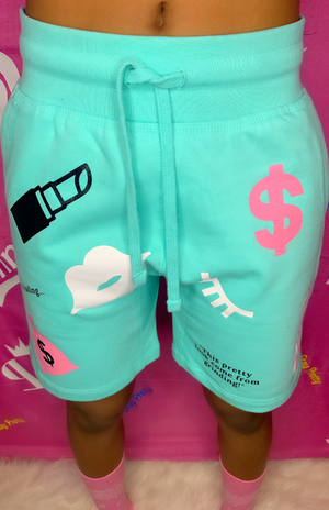 Money Shorts Blue