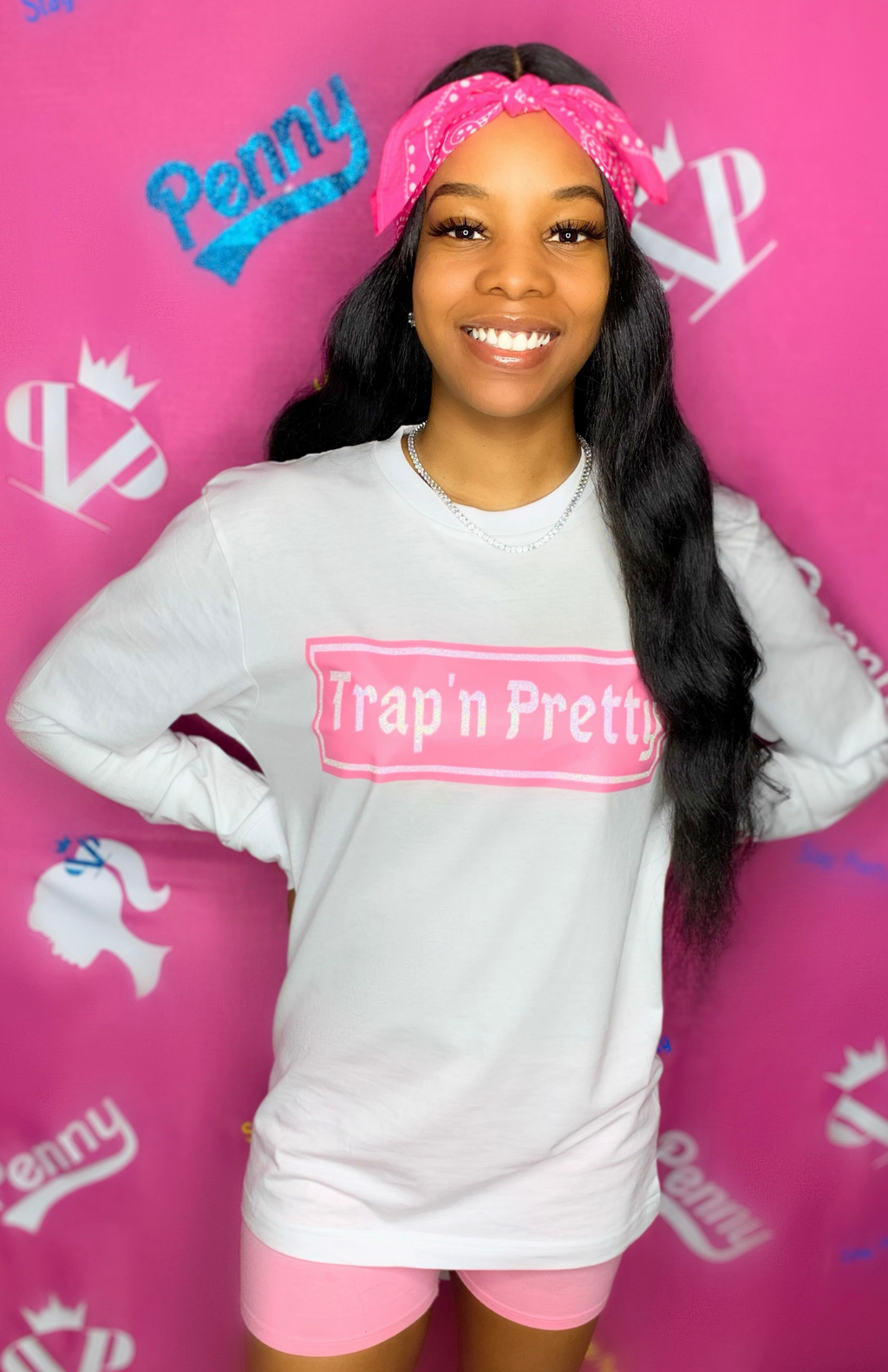 Trap'n Pretty Tee Pink